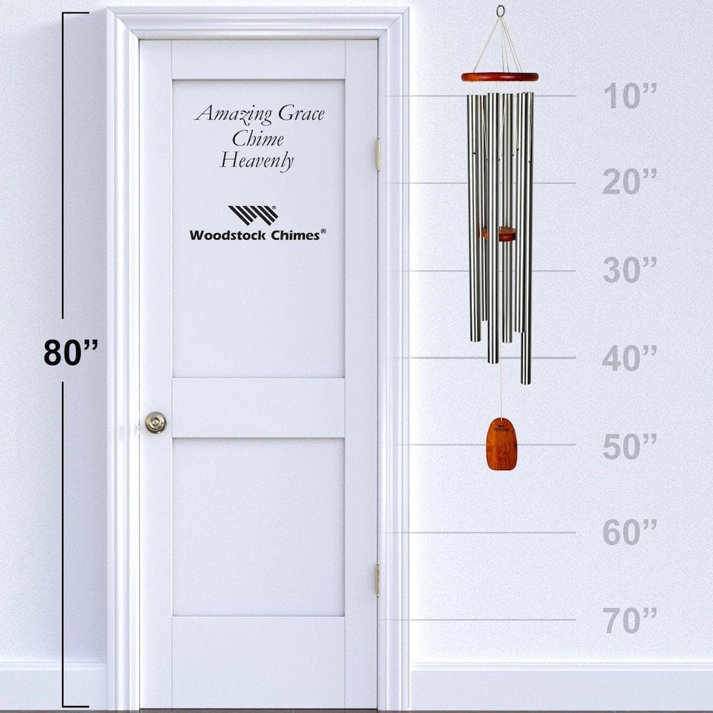 Amazing Grace Wind Chime in Heavenly by Woodstock Chimes - Image 5