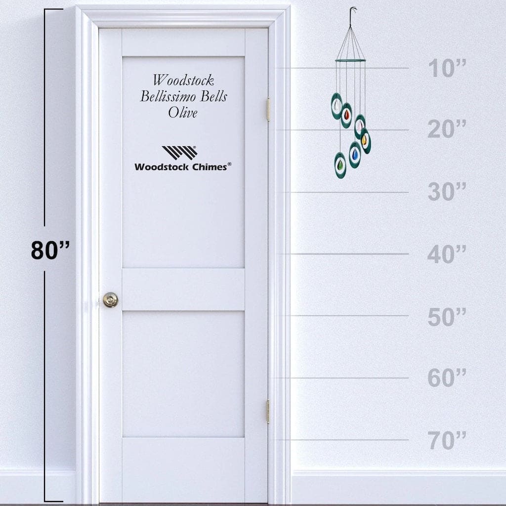 Bellissimo Bells in Olive by Woodstock Chimes - Image 4