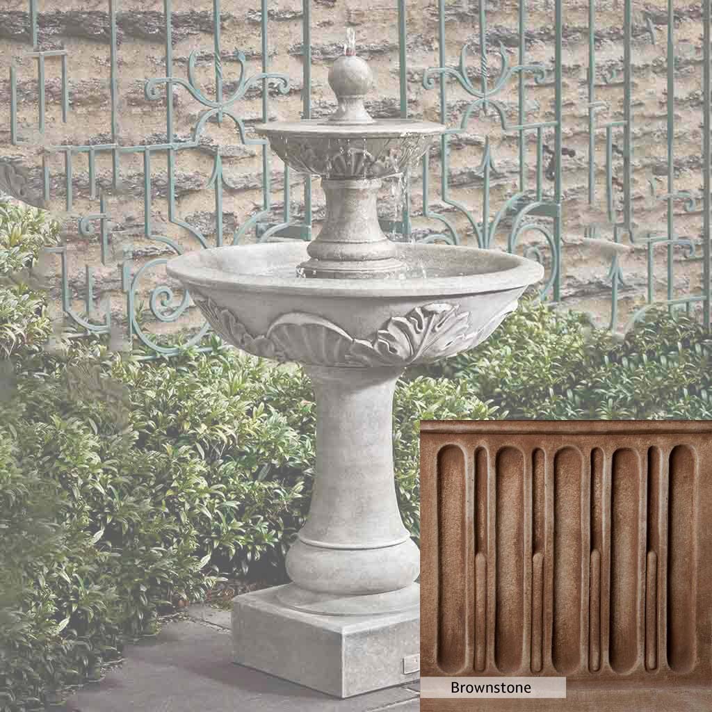 Campania International Acanthus Two Tiered Fountain - Image 10