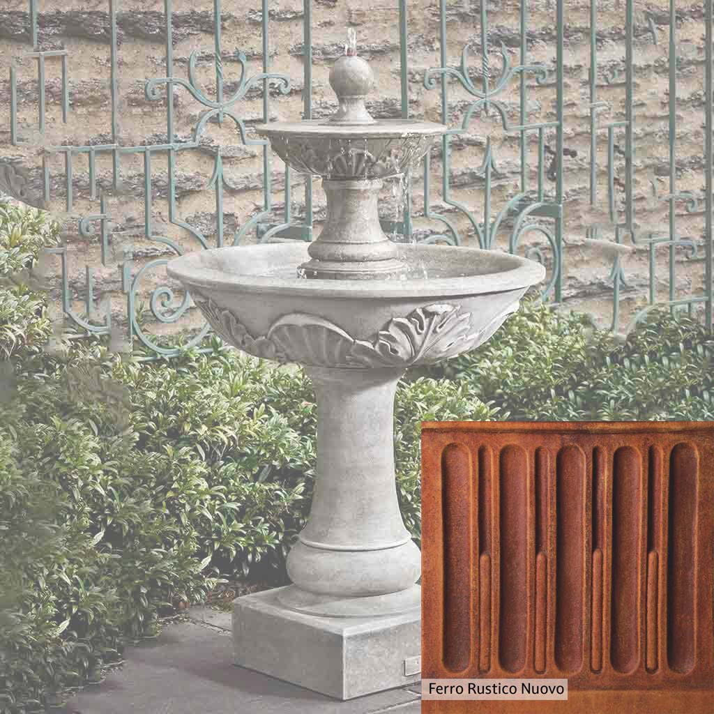 Campania International Acanthus Two Tiered Fountain - Image 13