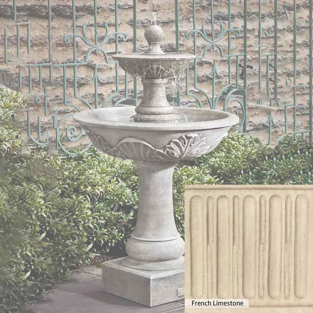 Campania International Acanthus Two Tiered Fountain - Image 14