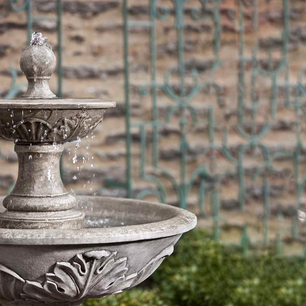 Campania International Acanthus Two Tiered Fountain - Image 2