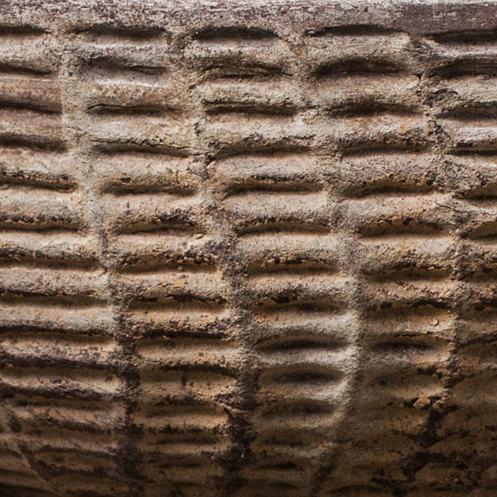 Campania International Antique Lattice Basket in Antico Terra Cotta set of 3 - Image 2