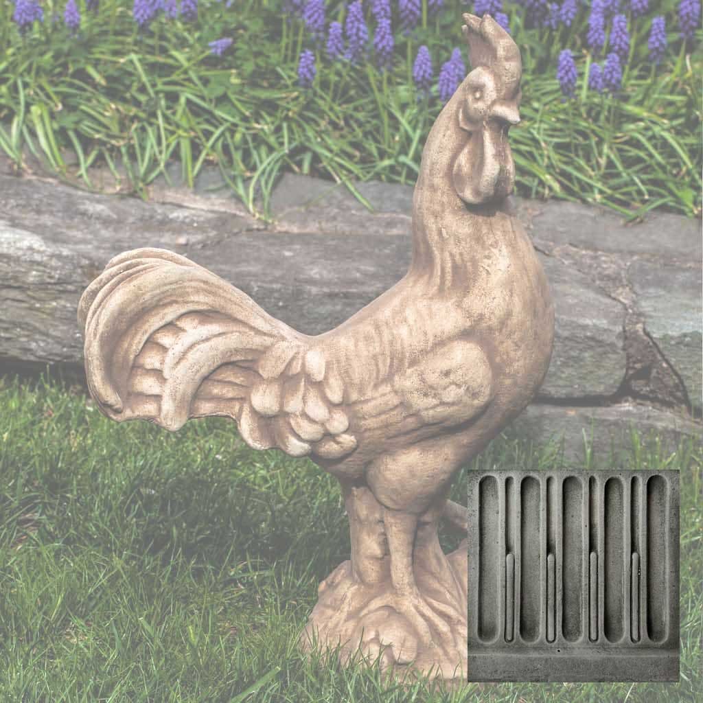 Campania International Antique Rooster Statue - Image 4