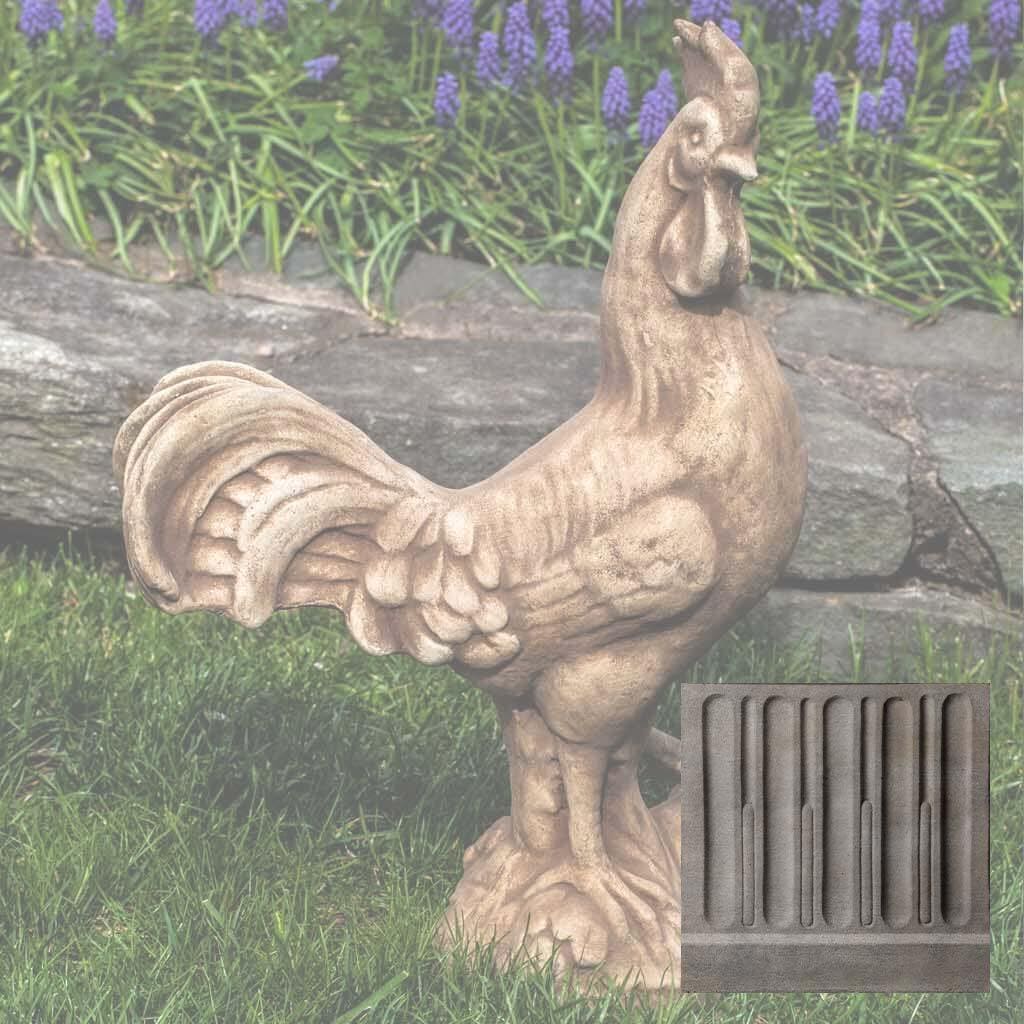 Campania International Antique Rooster Statue - Image 6