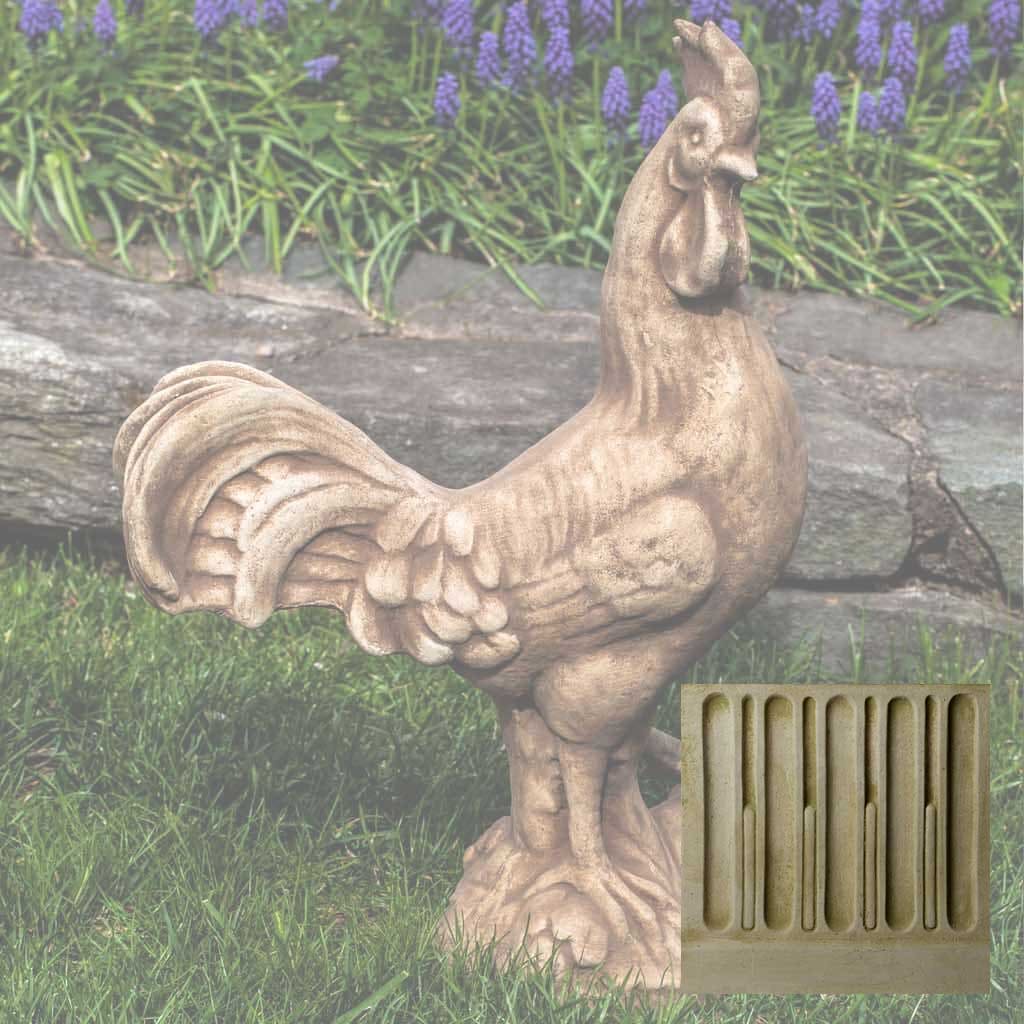 Campania International Antique Rooster Statue - Image 7
