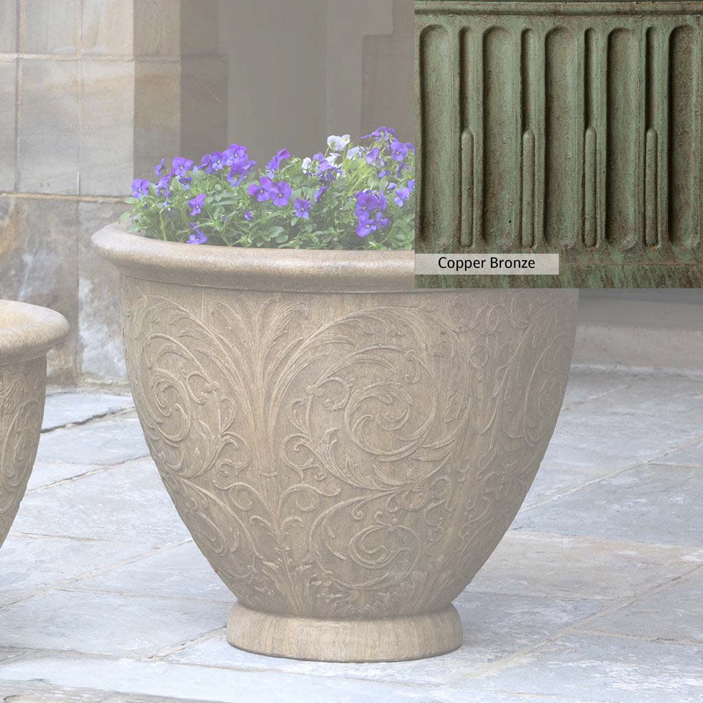 Campania International Arabesque Large Planter - Image 3