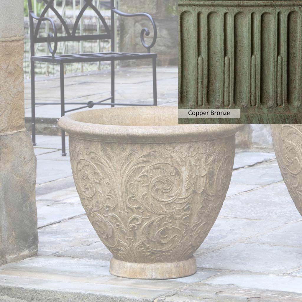 Campania International Arabesque Medium Planter - Image 3