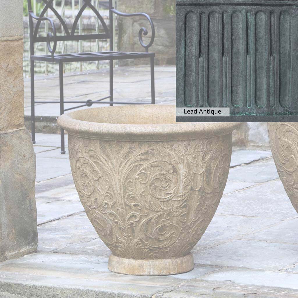 Campania International Arabesque Medium Planter - Image 9
