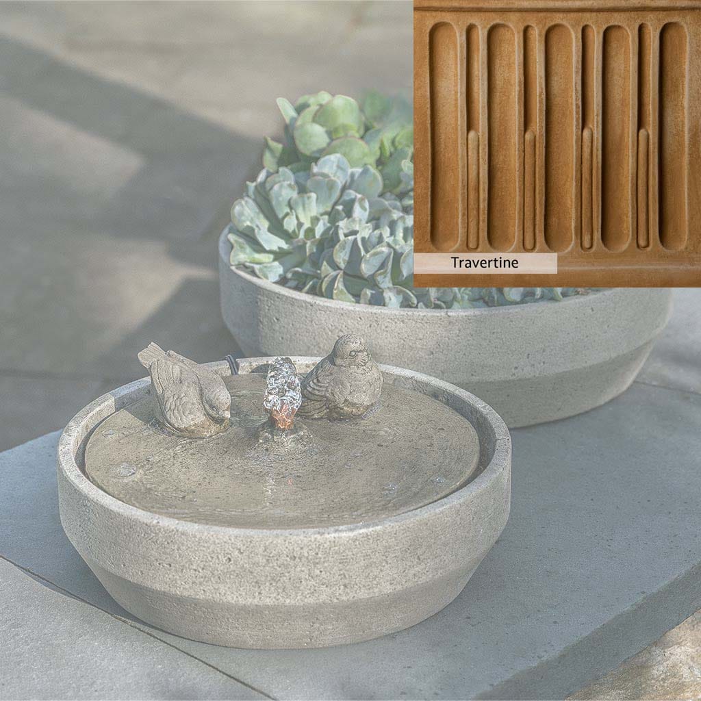 Campania International Beveled Songbird Fountain - Image 7
