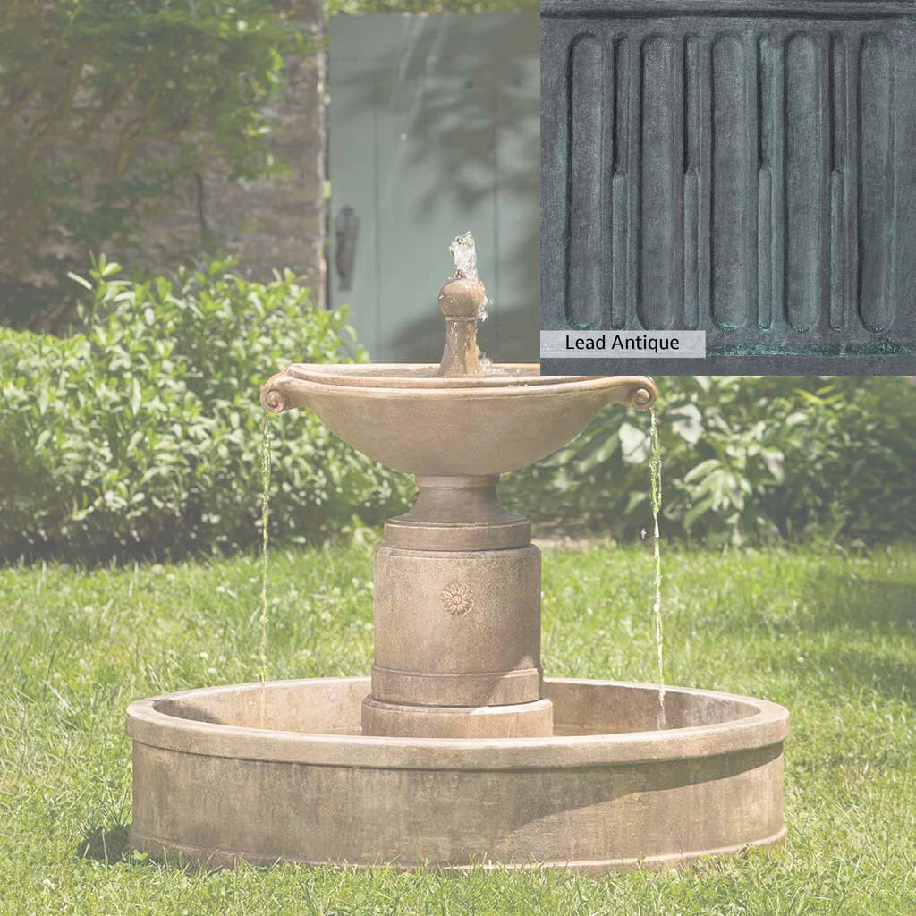 Campania International Borghese Fountain in Basin - Image 4