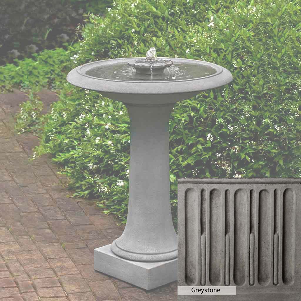 Campania International Camellia Birdbath Fountain - Image 16