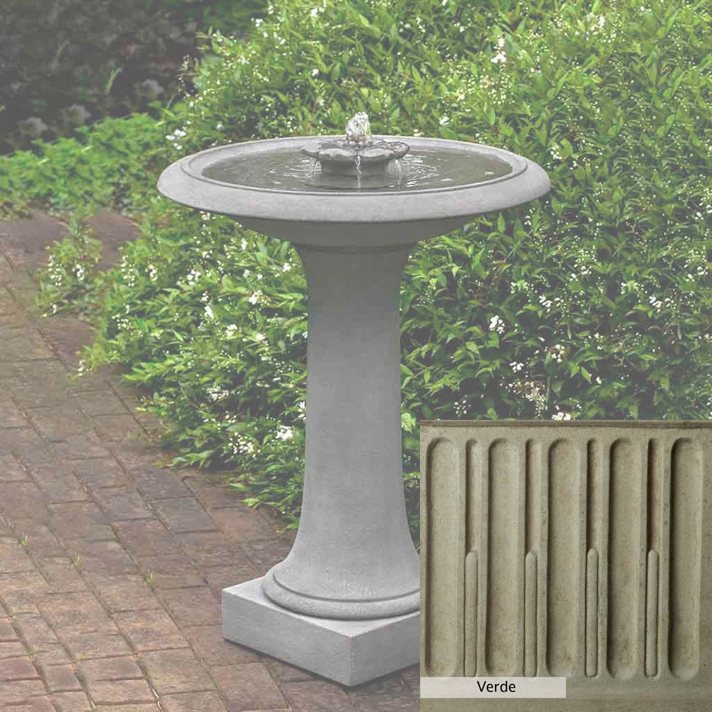 Campania International Camellia Birdbath Fountain - Image 8