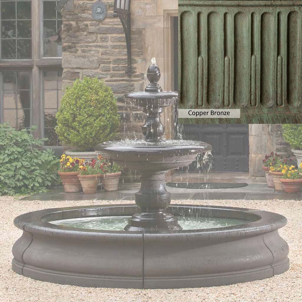 Campania International Caterina Fountain in Basin - Image 12