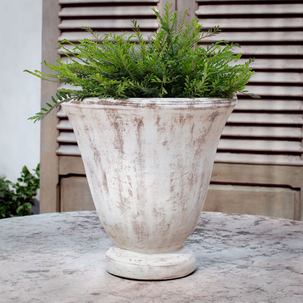 Campania International Caterine Urn in Whitewash