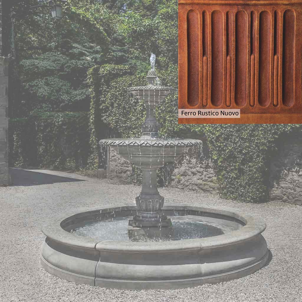 Campania International Charleston Garden Fountain in Basin - Image 13