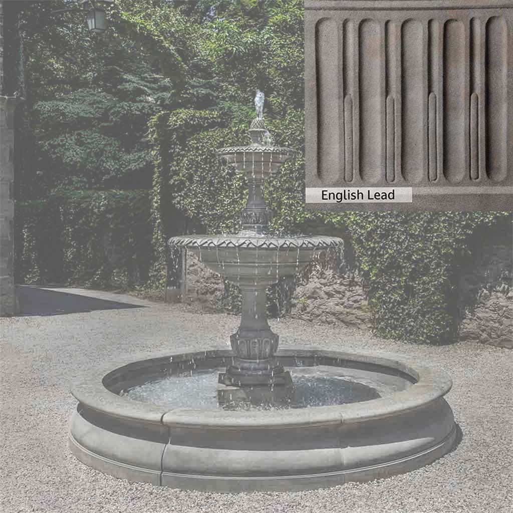 Campania International Charleston Garden Fountain in Basin - Image 16