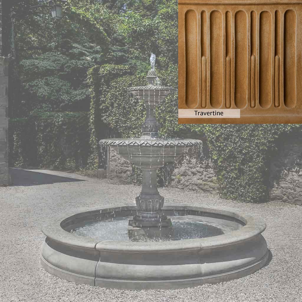 Campania International Charleston Garden Fountain in Basin - Image 7