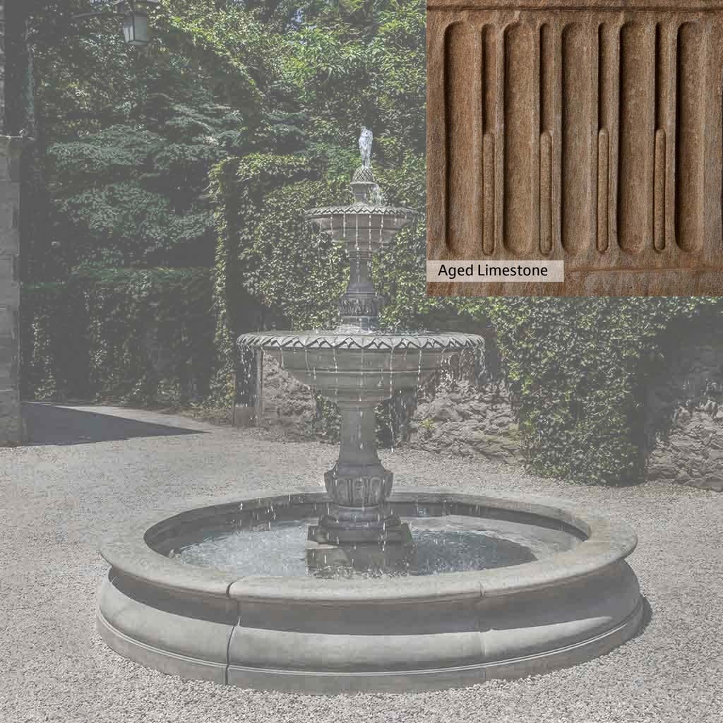 Campania International Charleston Garden Fountain in Basin - Image 9