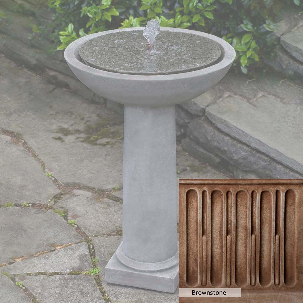 Campania International Cirrus Birdbath Fountain - Image 10