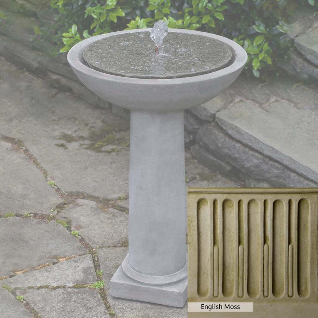 Campania International Cirrus Birdbath Fountain - Image 12