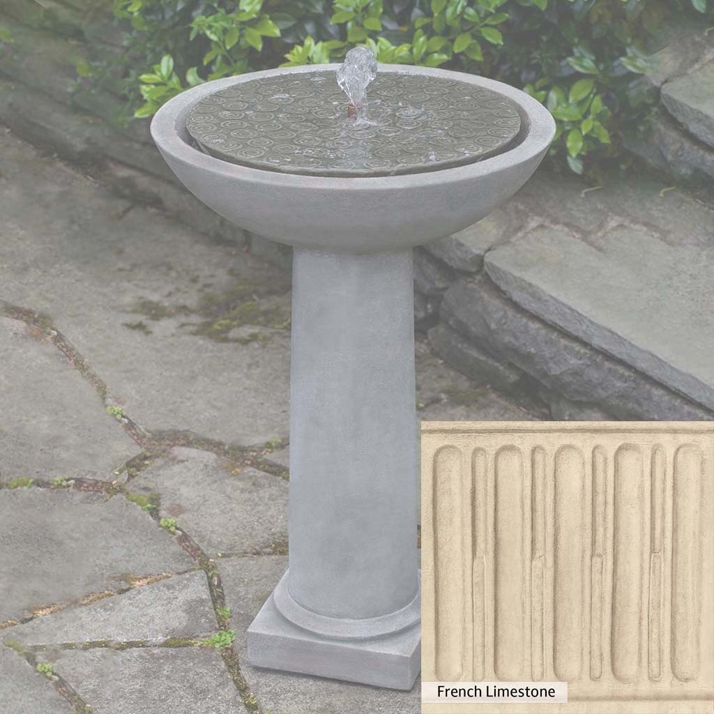 Campania International Cirrus Birdbath Fountain - Image 14