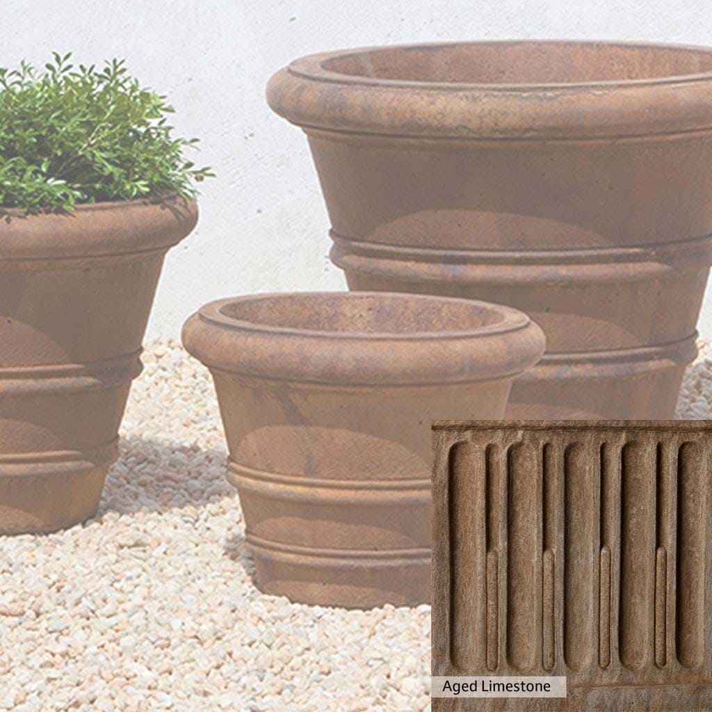 Campania International Classic Rolled Rim 11.5-inch Planter - Image 16