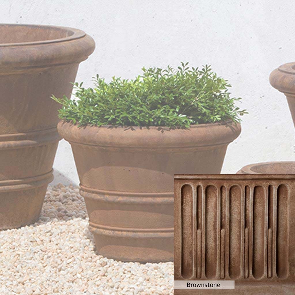 Campania International Classic Rolled Rim 14.75-inch Planter - Image 3