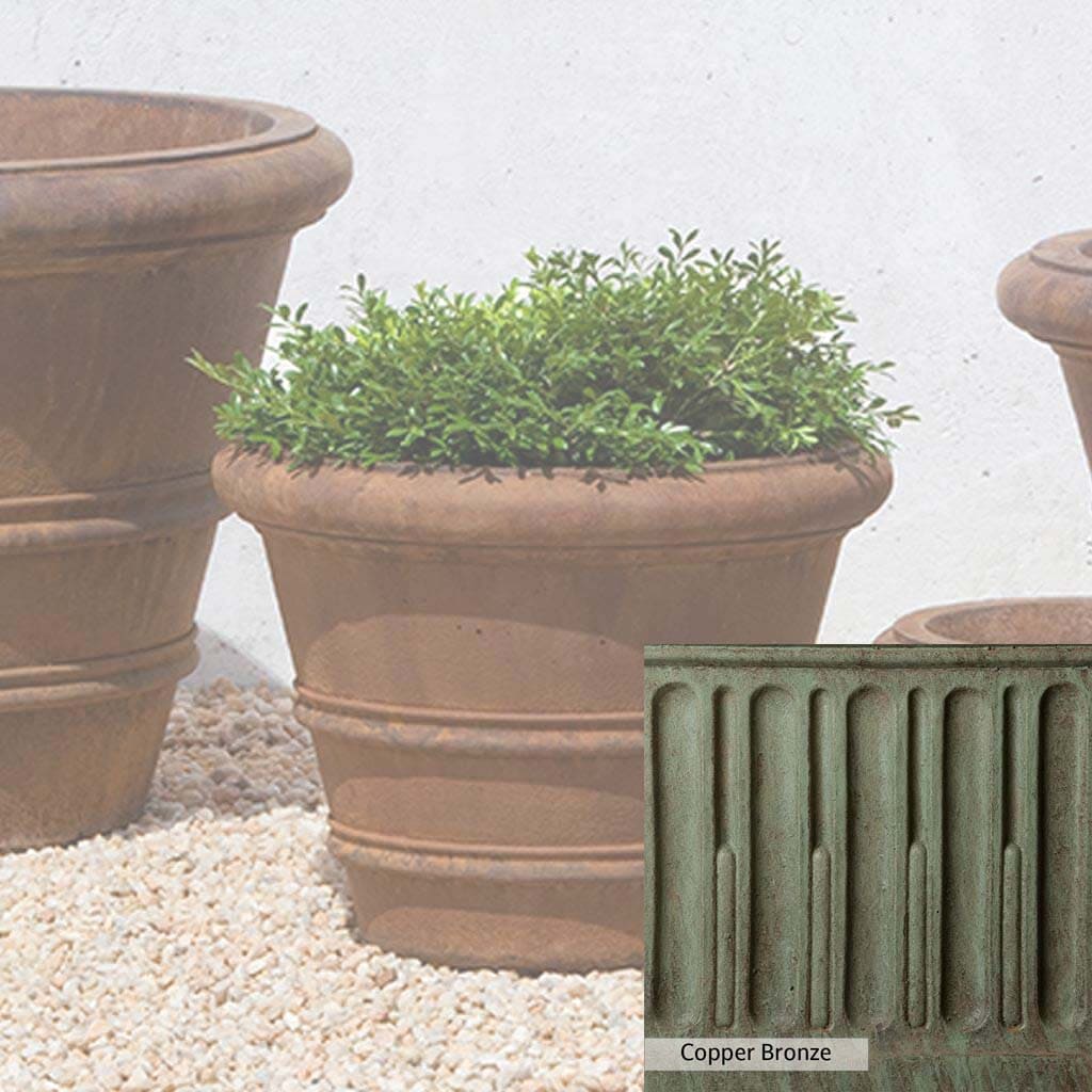 Campania International Classic Rolled Rim 14.75-inch Planter - Image 4