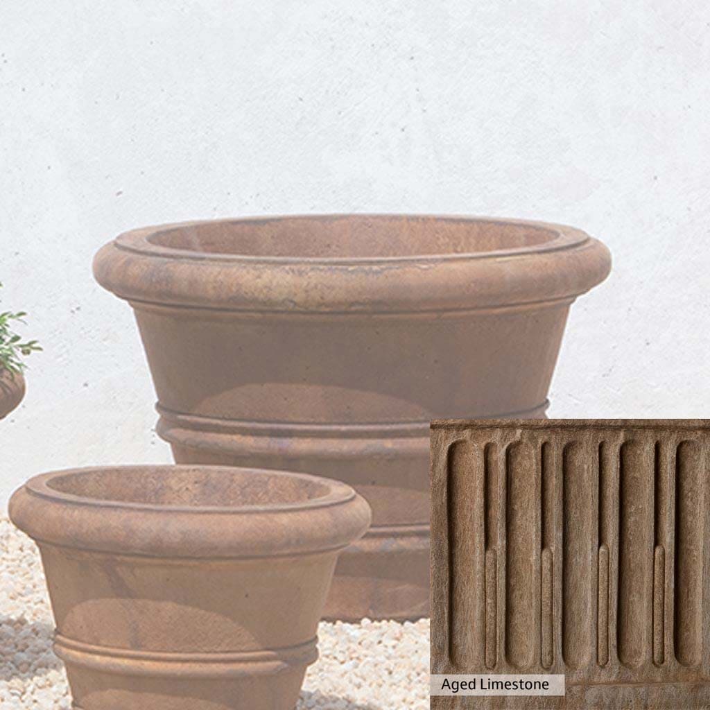 Campania International Classic Rolled Rim 18.25-inch Planter - Image 16