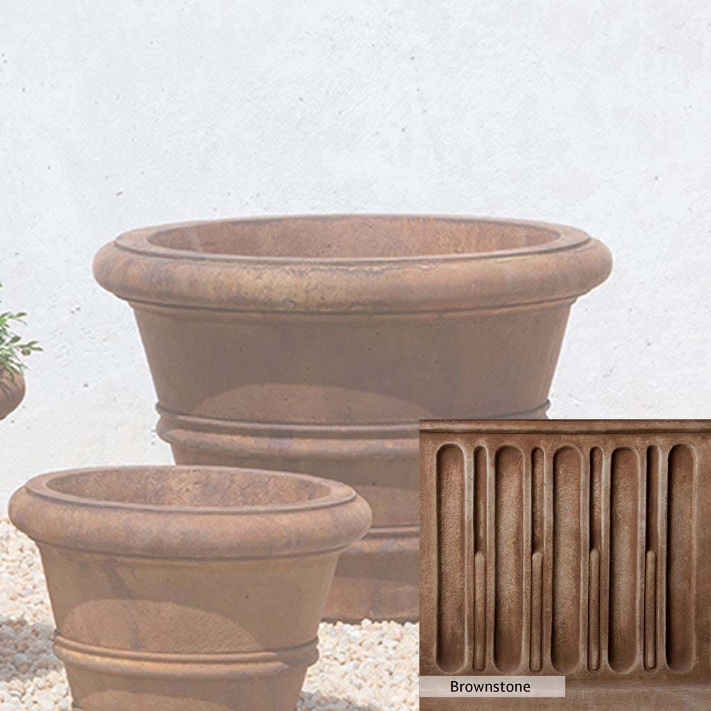 Campania International Classic Rolled Rim 18.25-inch Planter - Image 3