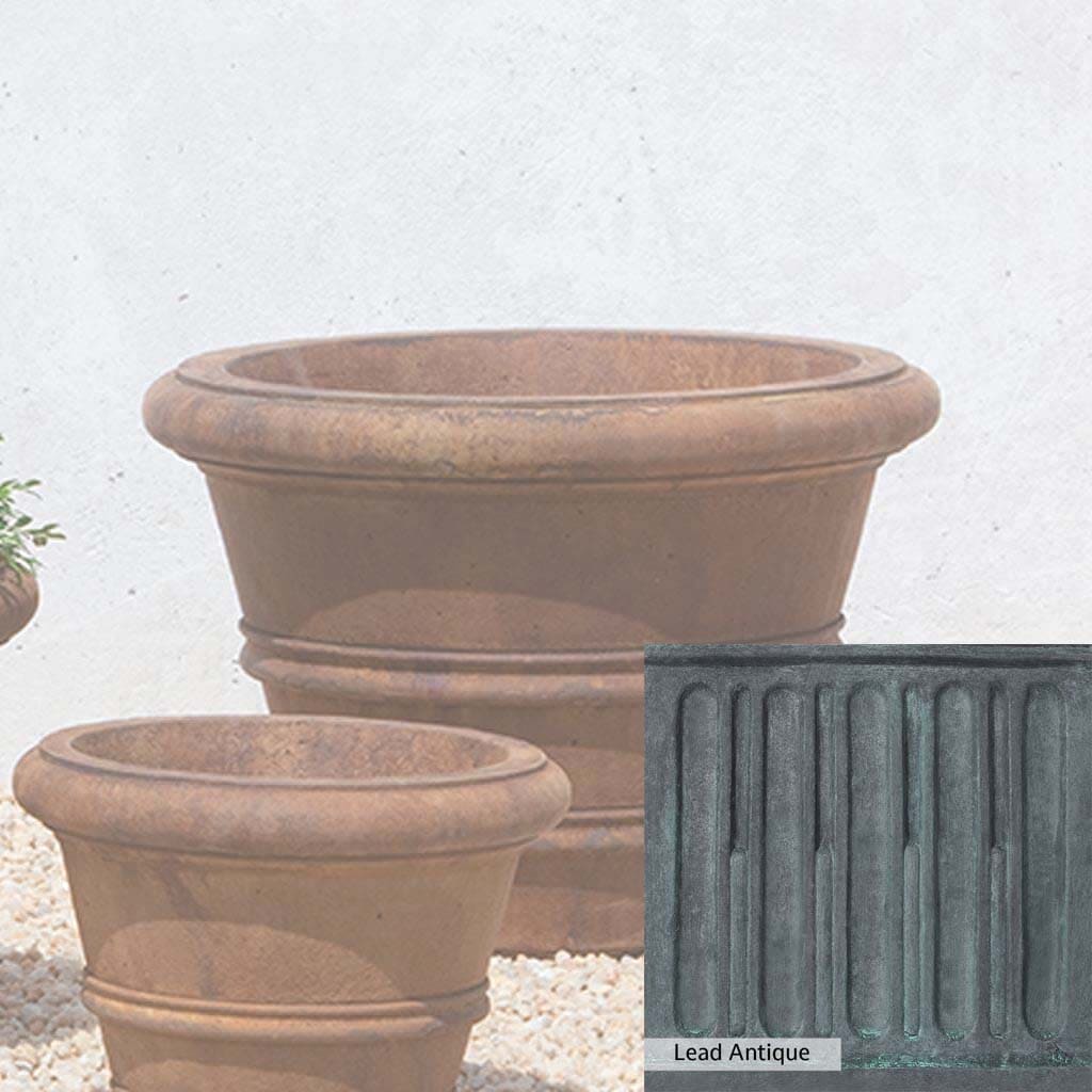 Campania International Classic Rolled Rim 18.25-inch Planter - Image 9