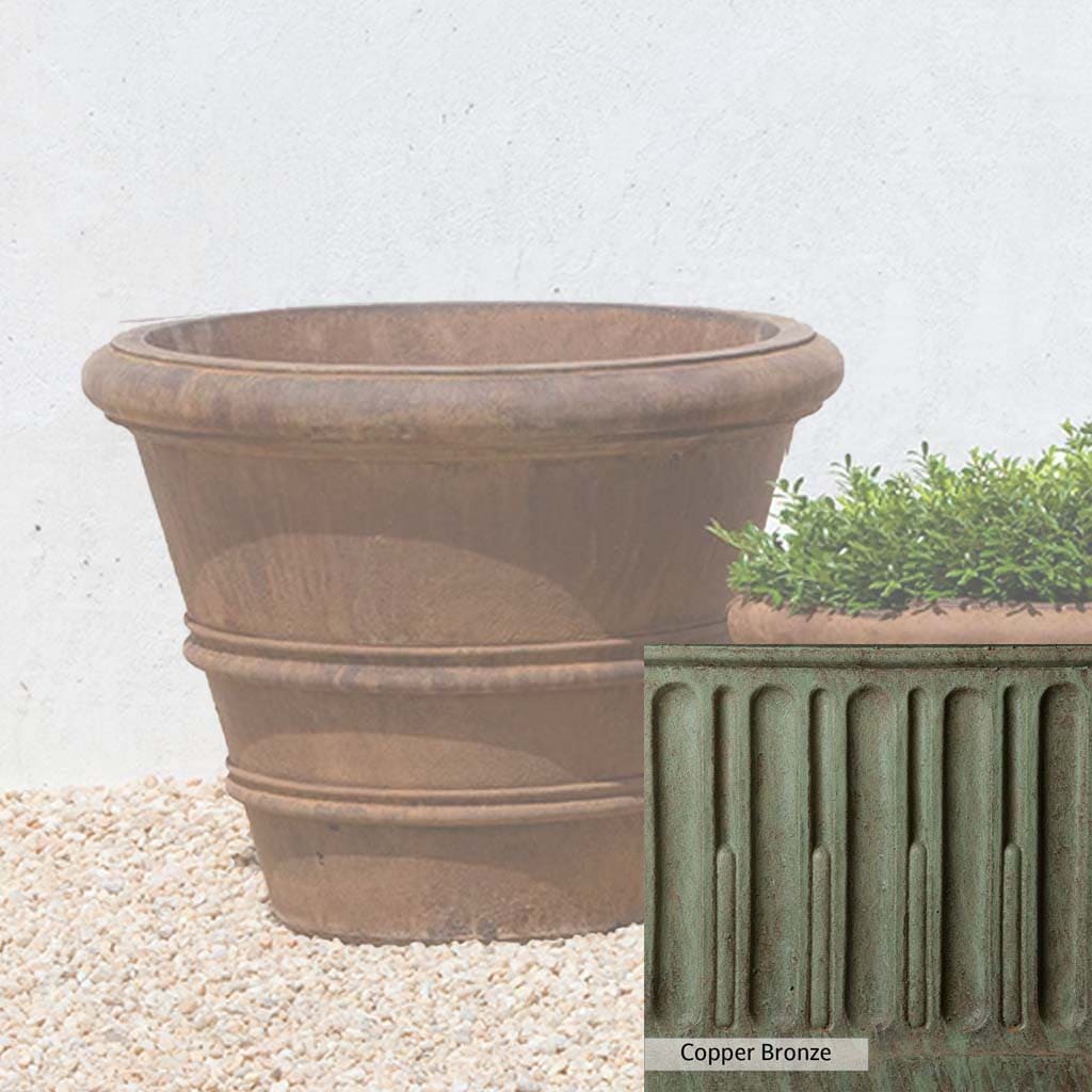 Campania International Classic Rolled Rim 20.75-inch Planter - Image 4