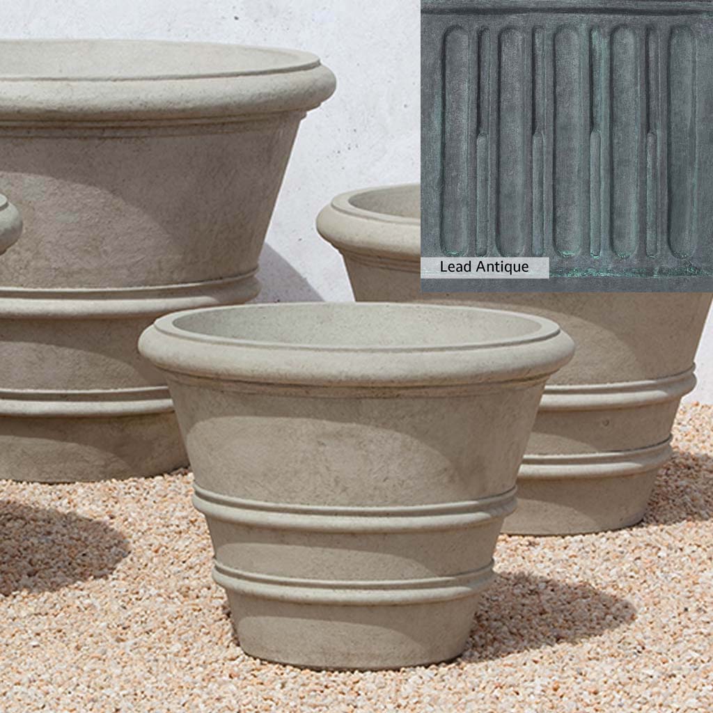 Campania International Classic Rolled Rim 24-inch Planter - Image 10