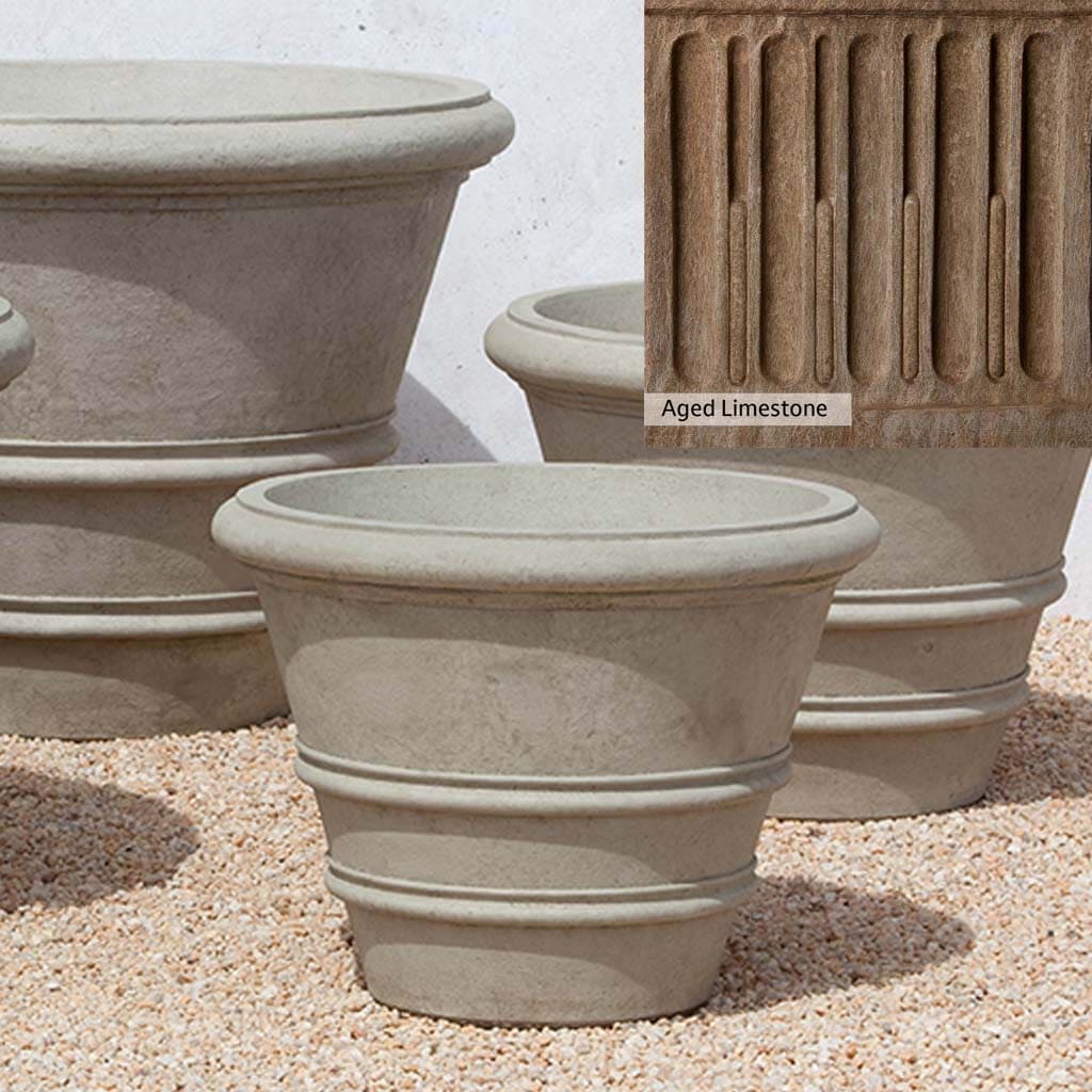 Campania International Classic Rolled Rim 24-inch Planter - Image 16