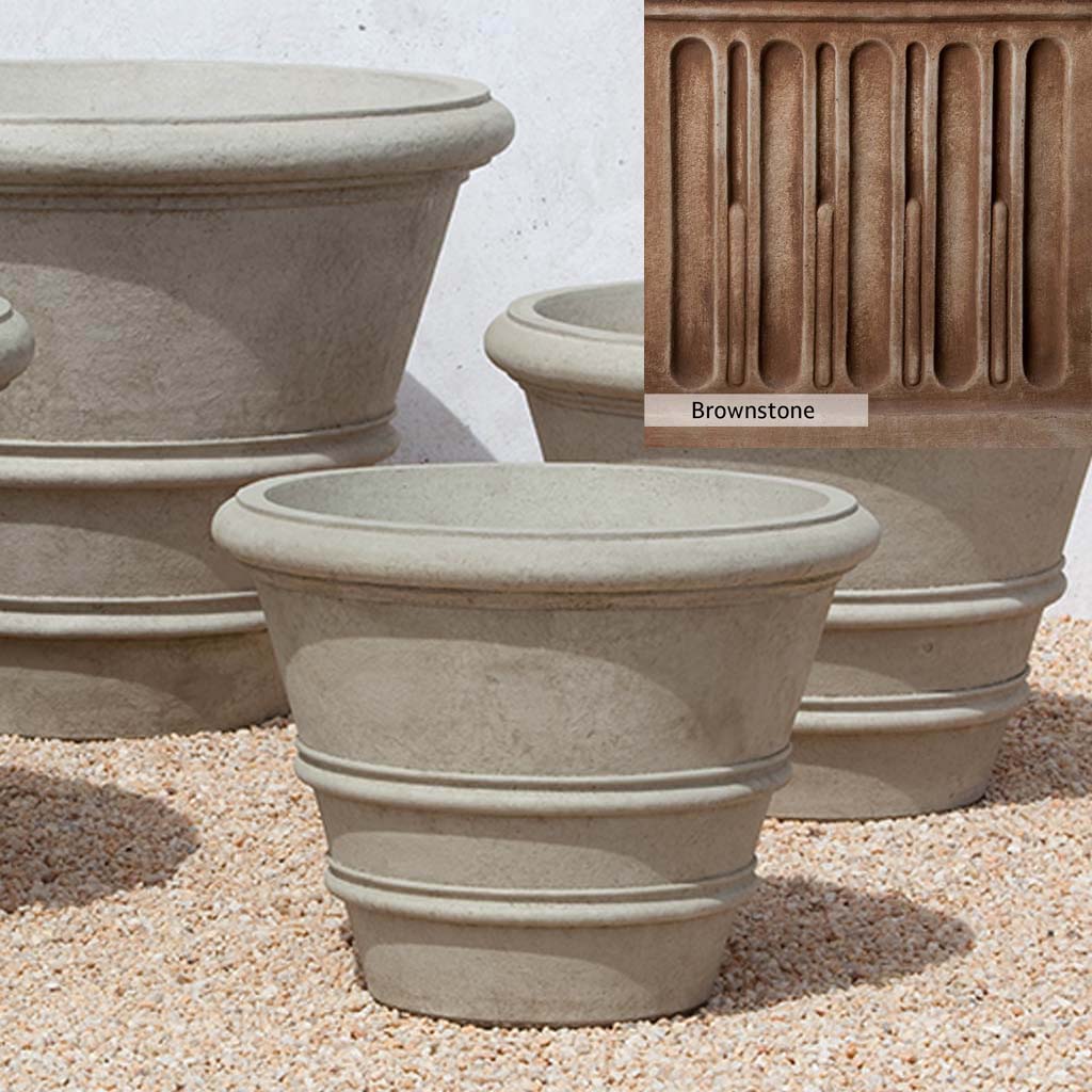 Campania International Classic Rolled Rim 24-inch Planter - Image 3