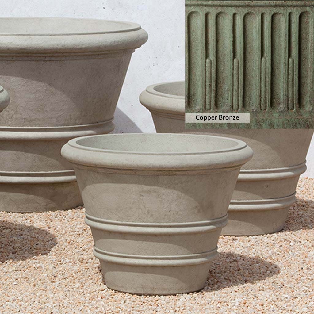 Campania International Classic Rolled Rim 24-inch Planter - Image 4
