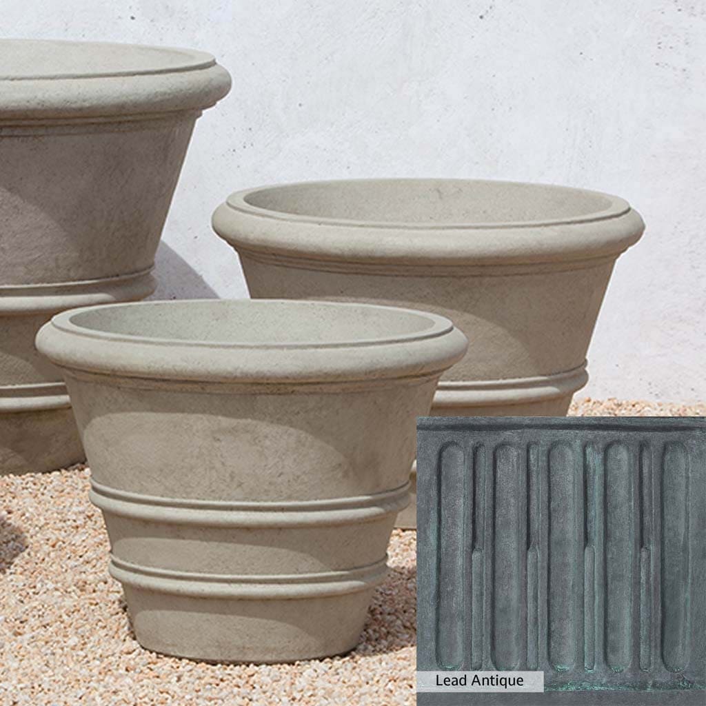 Campania International Classic Rolled Rim 27-inch Planter - Image 10