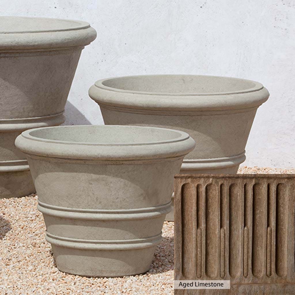 Campania International Classic Rolled Rim 27-inch Planter - Image 16