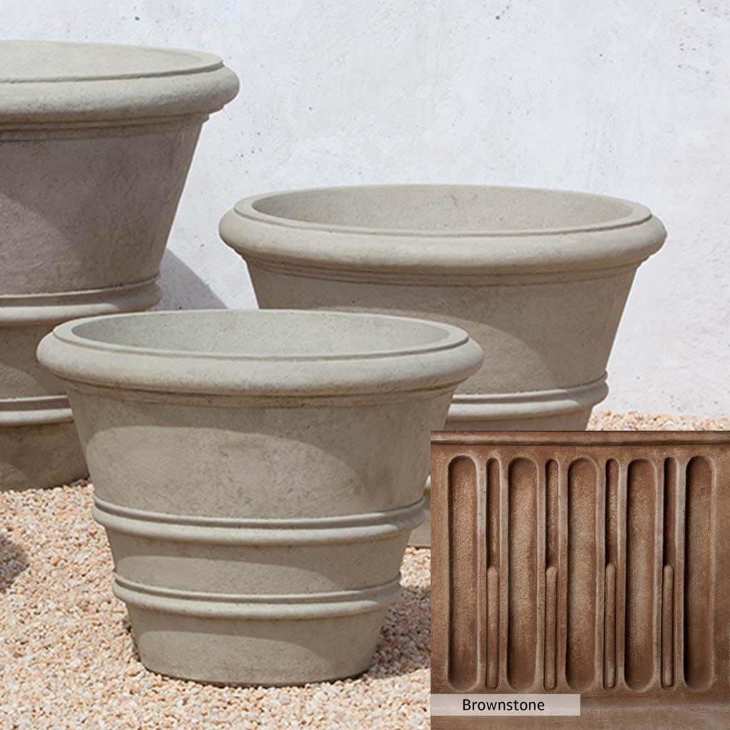 Campania International Classic Rolled Rim 27-inch Planter - Image 3