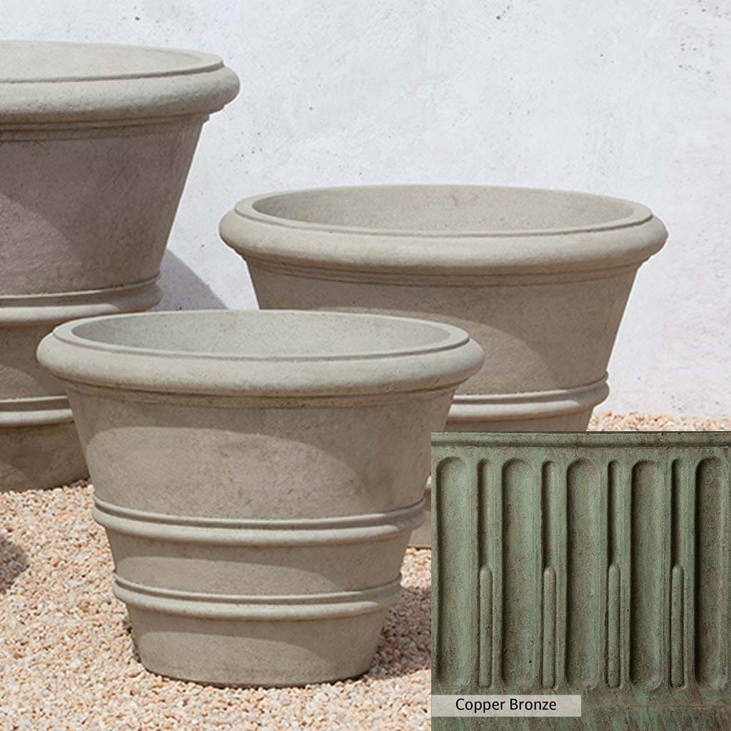 Campania International Classic Rolled Rim 27-inch Planter - Image 4