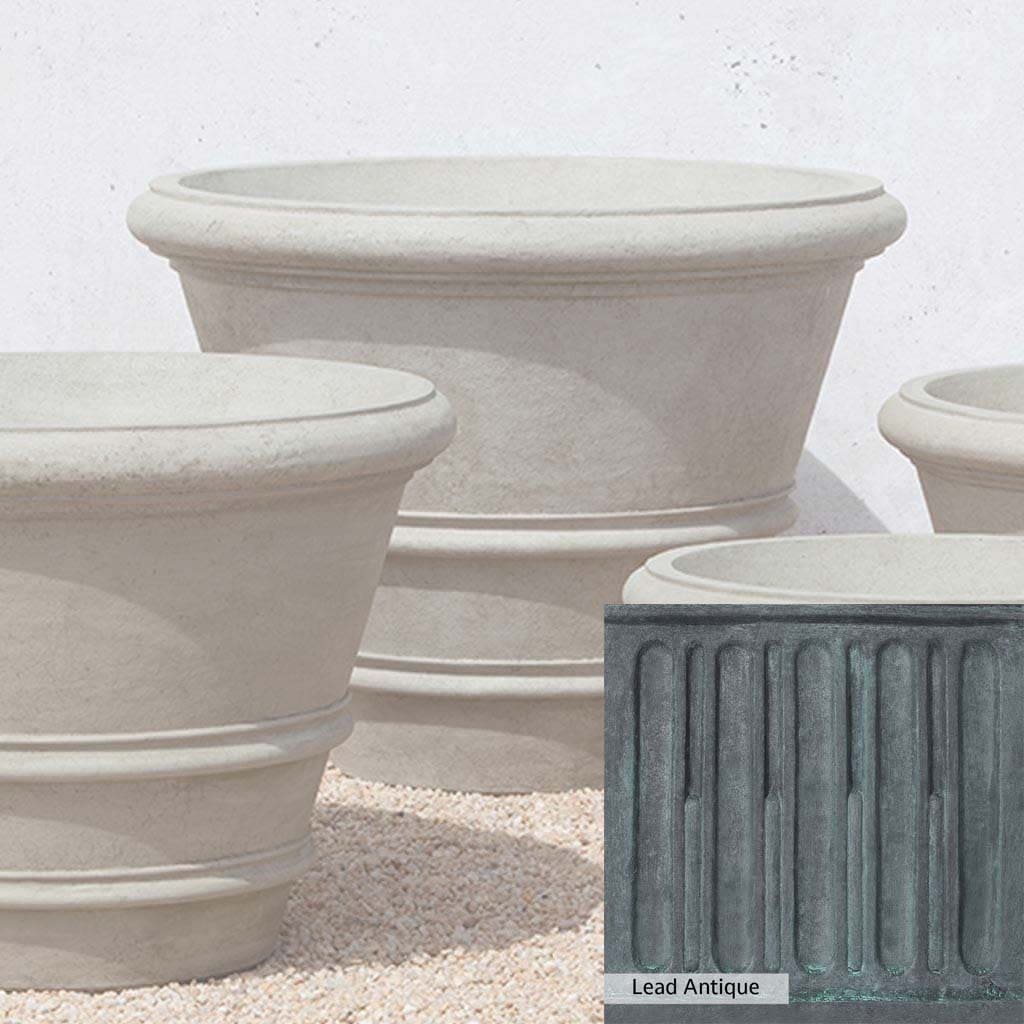 Campania International Classic Rolled Rim 35.5-inch Planter - Image 10