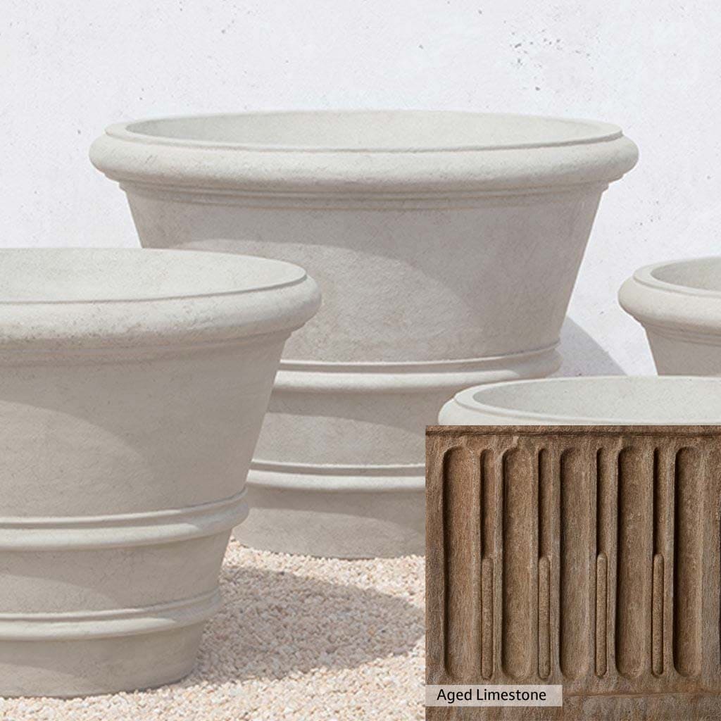 Campania International Classic Rolled Rim 35.5-inch Planter - Image 16
