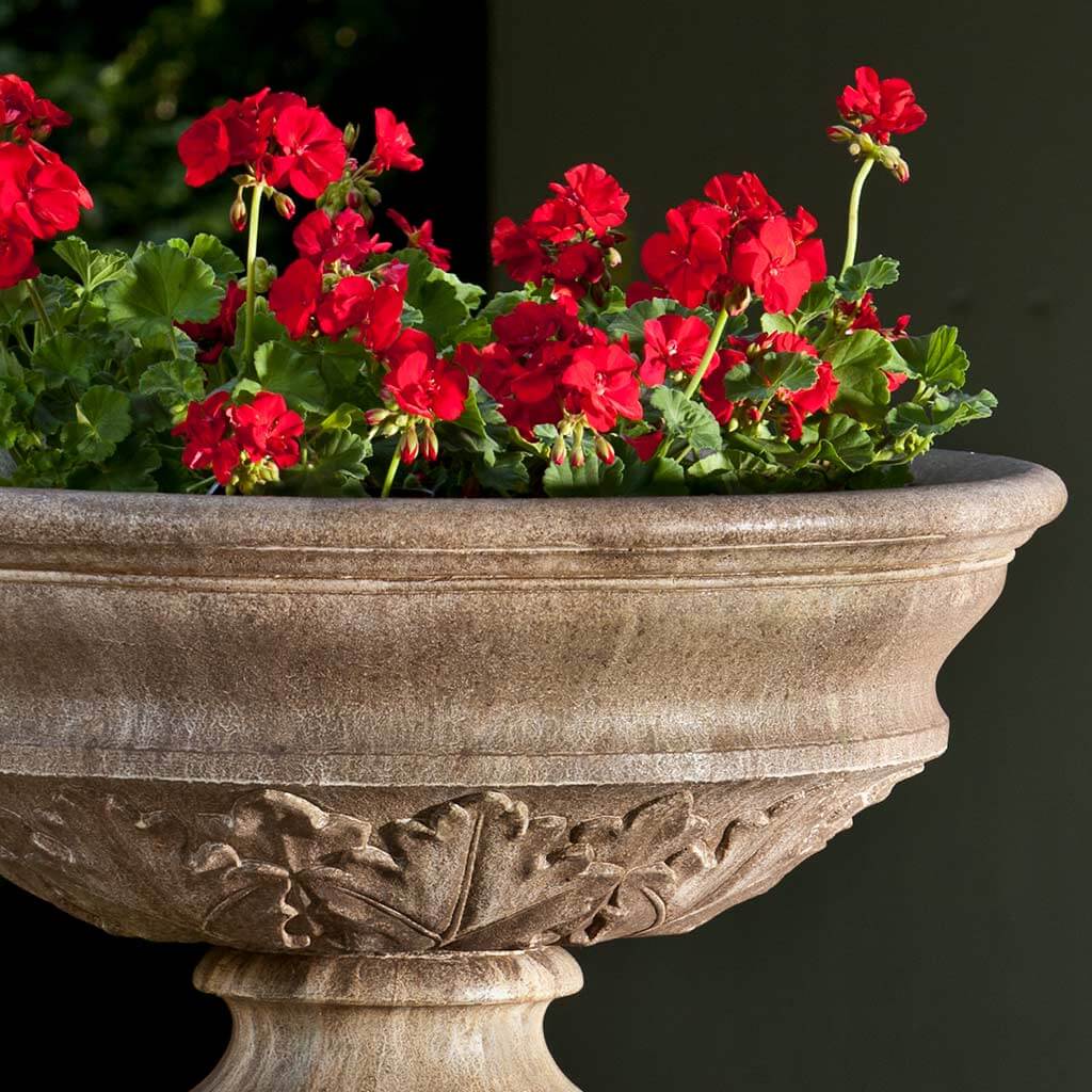 Campania International Coachhouse Urn on Coachhouse Pedestal - Image 19