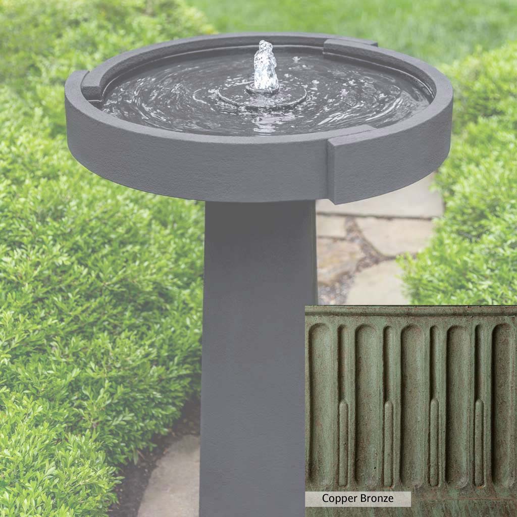 Campania International Concept Birdbath Fountain - Image 12