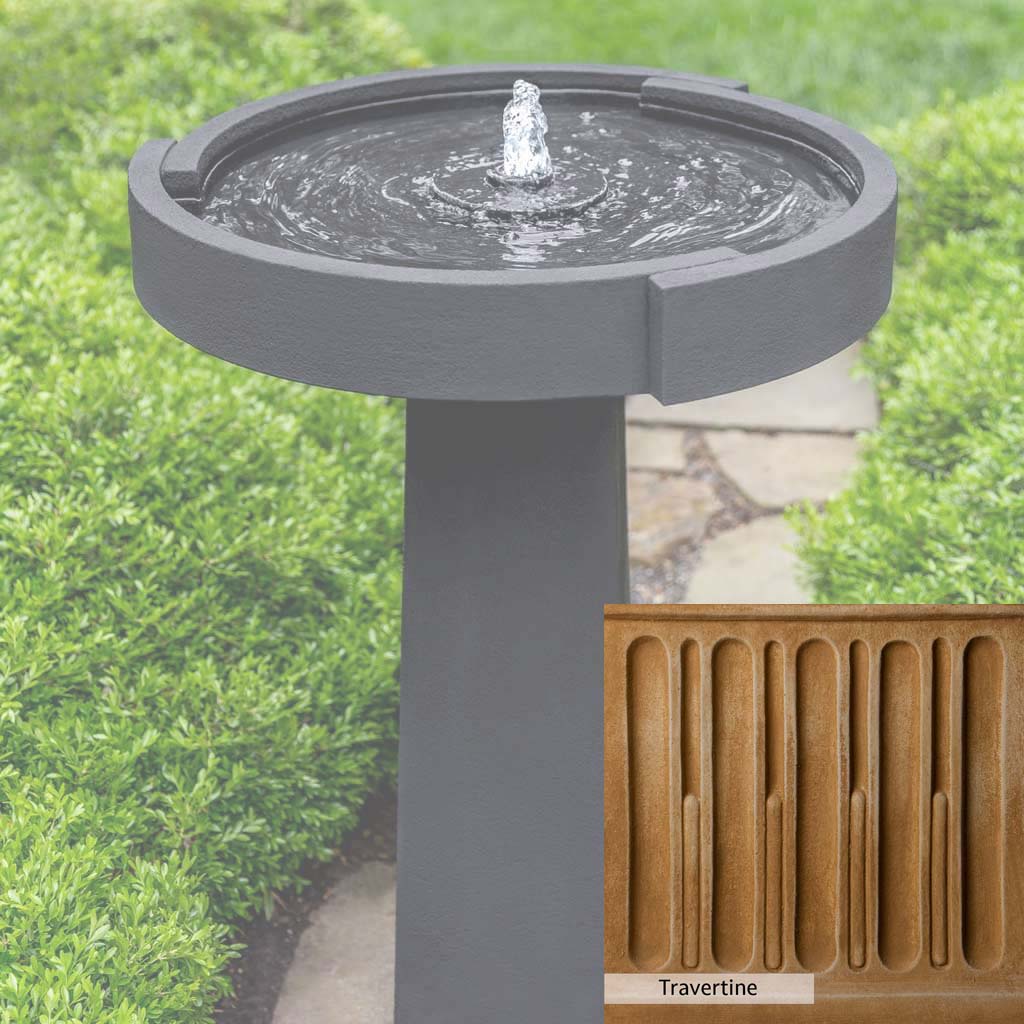Campania International Concept Birdbath Fountain - Image 7