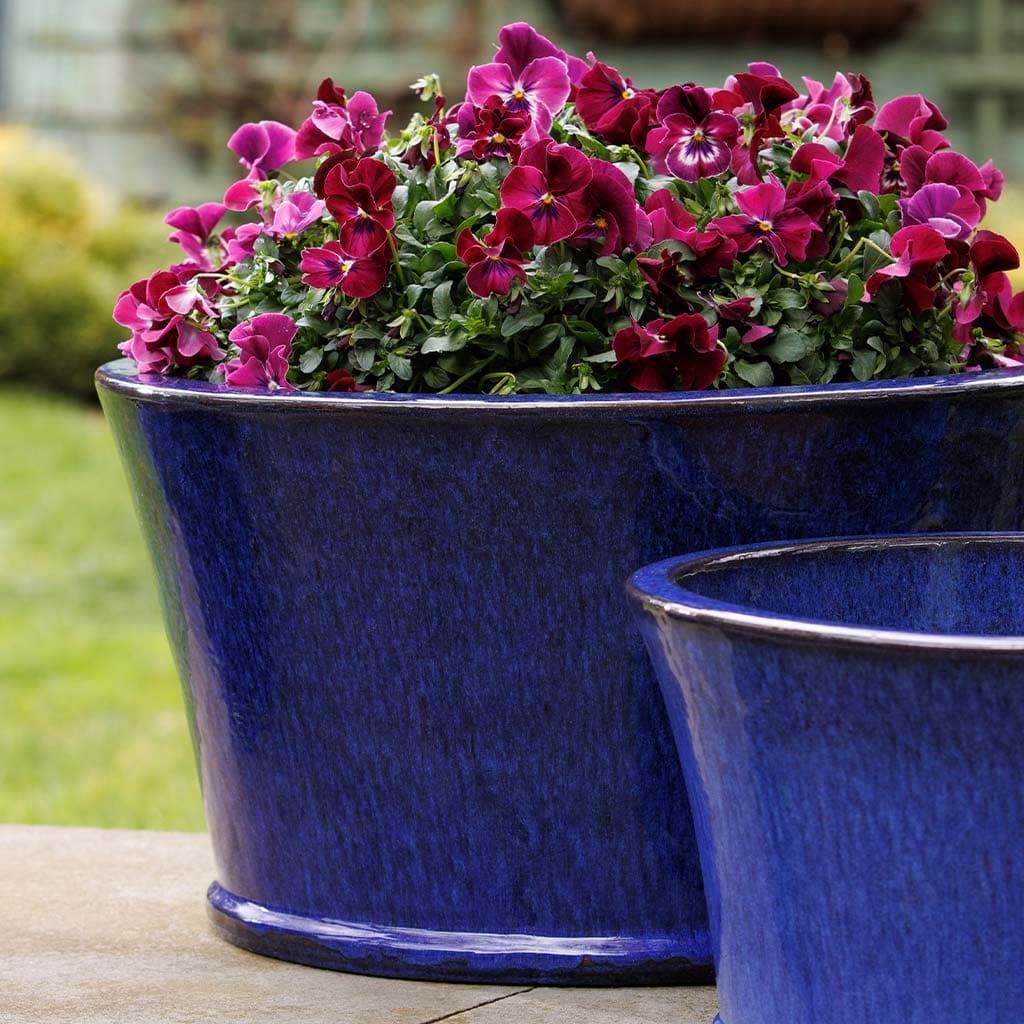 Campania International Darrowby Planter in Riviera Blue set of 3 - Image 2