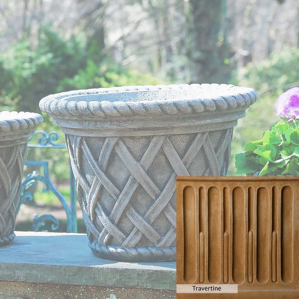 Campania International English Weave Large Planter - Image 14