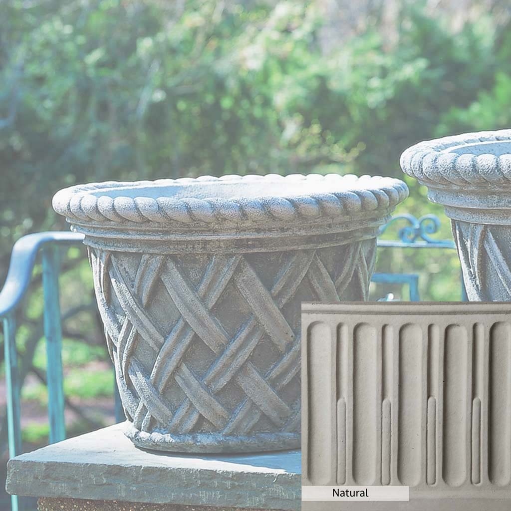 Campania International English Weave Medium Planter - Image 10