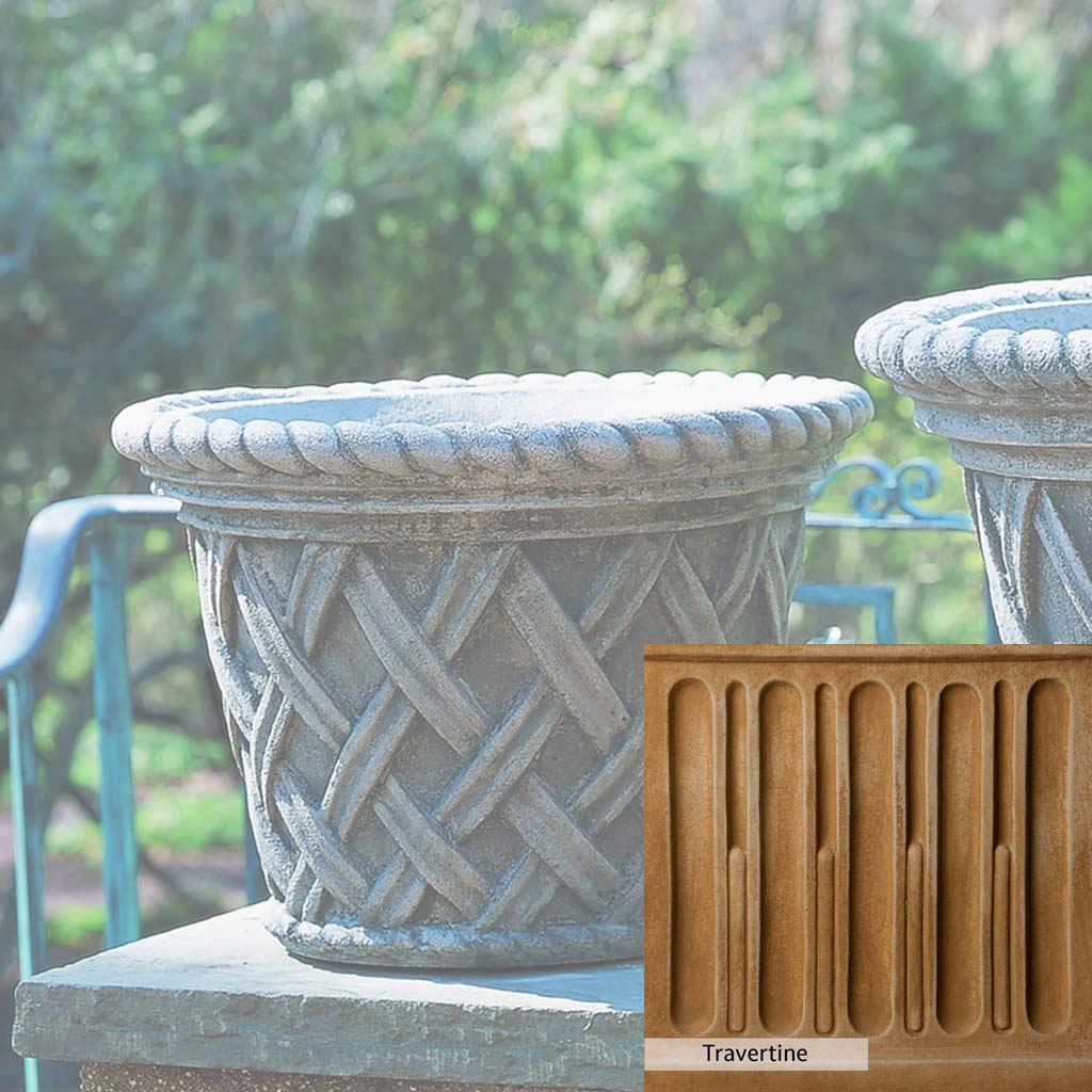 Campania International English Weave Medium Planter - Image 14